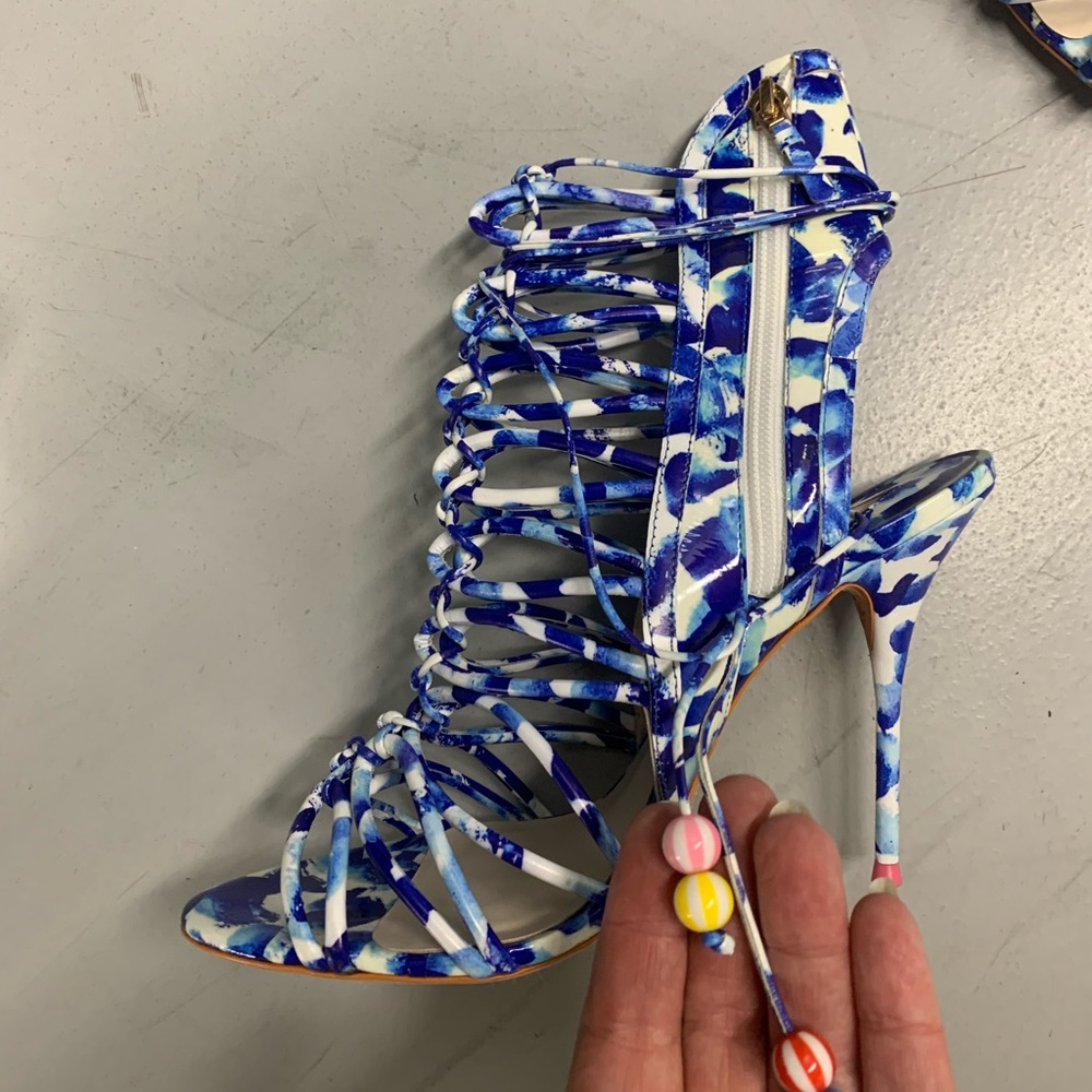 High fashion shoes Bish! Miami! Carribean! Get it!